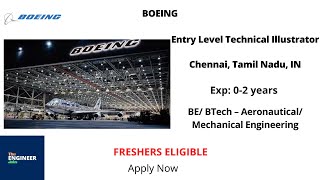 BOEING | Entry Level Technical Illustrator | BE/ BTech – Aeronautical/Mechanical | Chennai