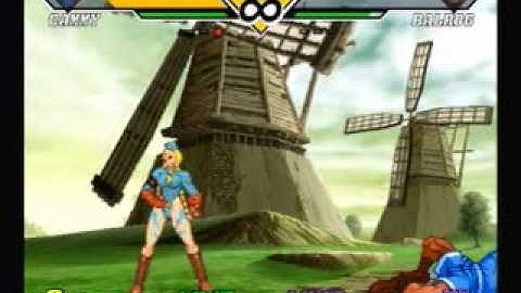 Capcom vs SNK 2 Cammy Arcade Playthrough