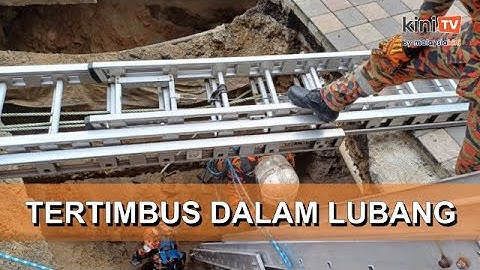 Seorang wanita tertimbus dalam tanah jerlus di Jalan Masjid India