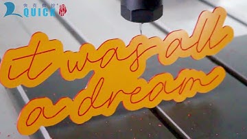 mini cnc router K6090T,hobby use,advertising,craft and woodworking.#QuickCNC#