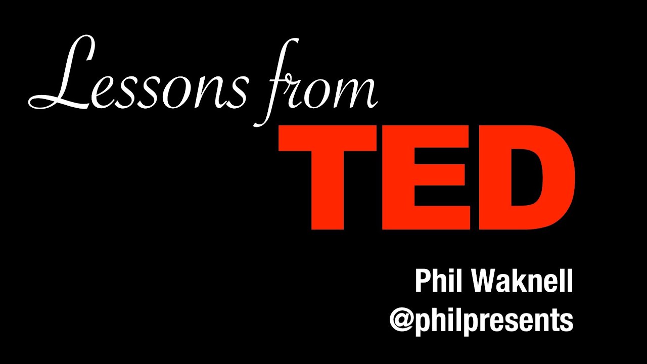 Size Abrasive Excessive How TED Can Change Presentations - Webinar with TEDx speaker & coach Phil  Waknell of Ideas on Stage - YouTube