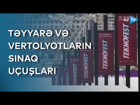 Bakıda təyyarə və vertolyotların sınaq uçuşları həyata keçirilir - GÖRÜNTÜLƏR