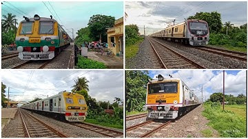 [5 in 1] Different model EMU local train | Howrah Katwa EMU local