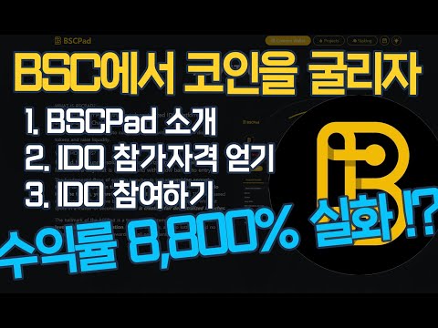   BSC에서 코인을 굴리자 ㅣ BSCPad ㅣ 바이낸스 스마트 체인