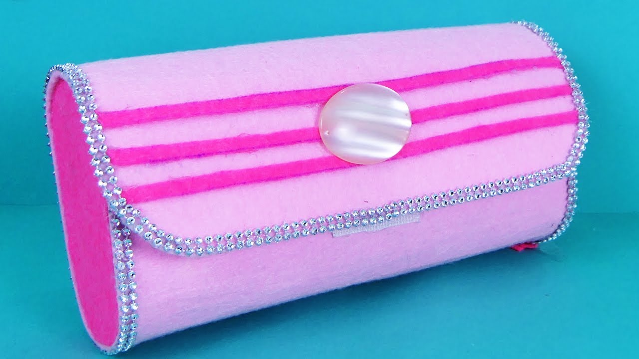 DIY Paper Purse Learn How to Make Felt Paper Clutch Bag Handmade