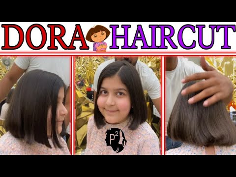 DoRa Hair Cut || one Line BoB Cut || P Square Salon - YouTube