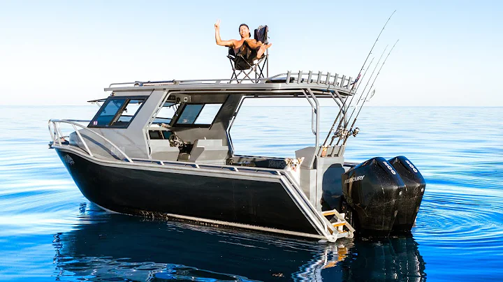 SOLO Two Days BOAT CAMPING in Remote Ocean - Spearfishing for Food - Catch and Cook - DayDayNews