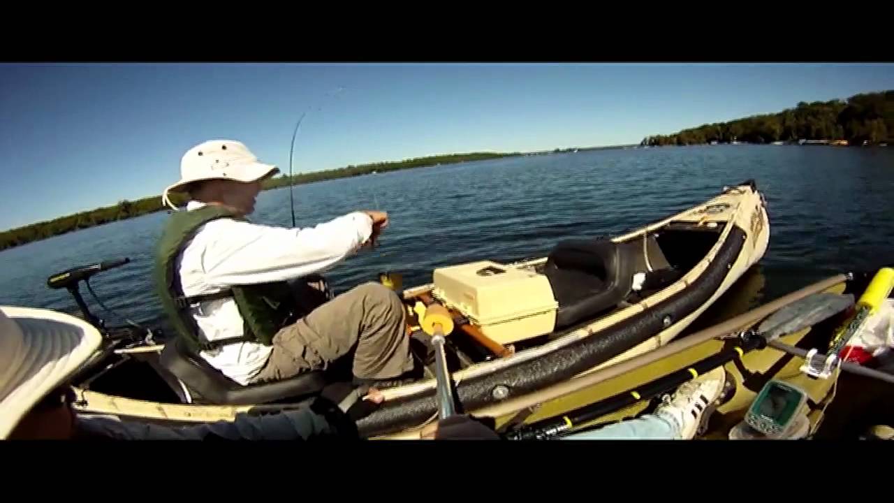 old man catches rockbass and plays the guitar