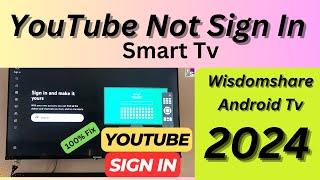wisdom share tv youtube sign in not working