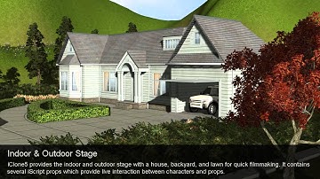 iClone5 Functional Demo - Indoor & Outdoor Stage