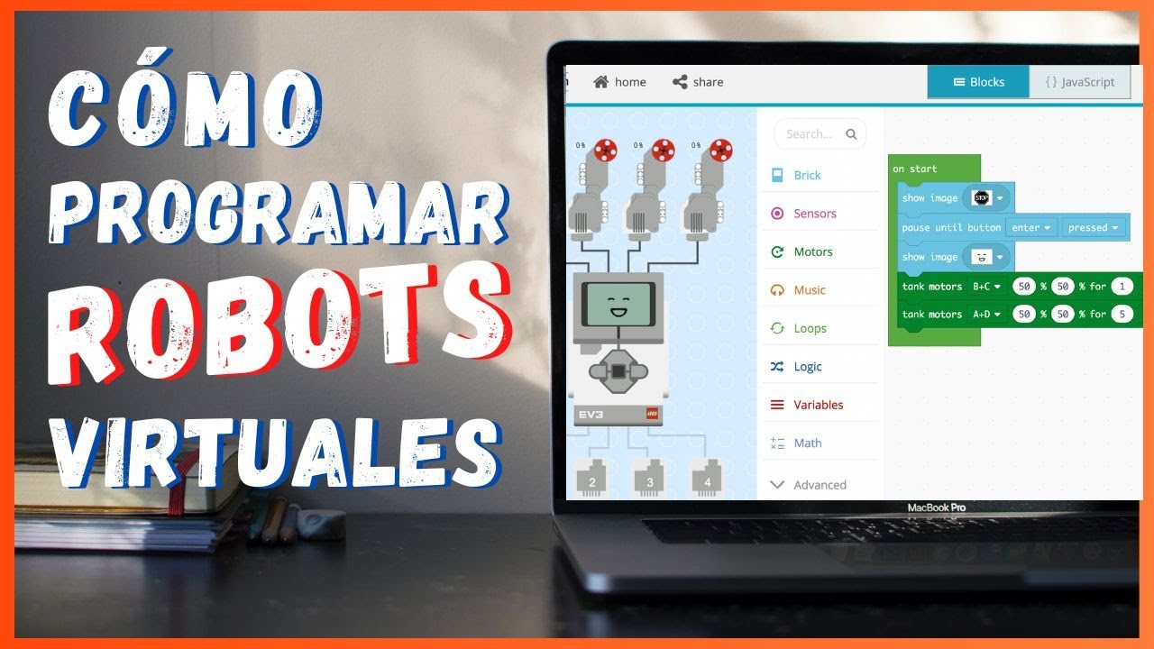C mo programar un robot virtual youtube