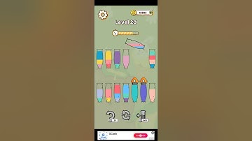 How to complete Drink sort master advance mod Level 20