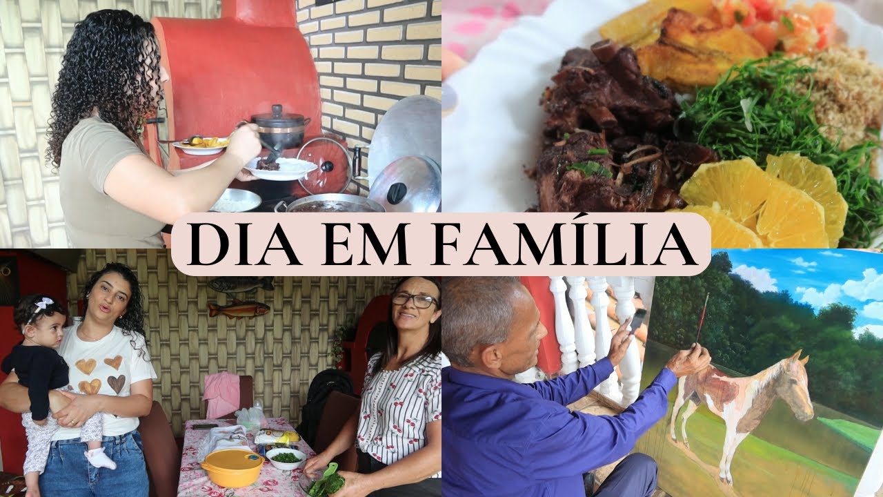 FEIJOADA NO FOGÃO Á LENHA, FAROFA DE CEBOLA, MEU PAI MOSTROU UMA DE SUAS ARTES, ARROZ DOCE E MAIS