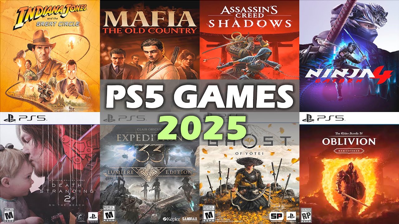 THE 40 BEST PS5 GAMES RELEASED IN 2025 - YouTube