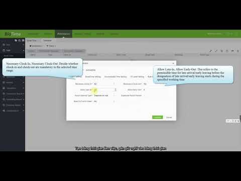 [PHẦN MỀM BIOTIME 8.0] Chức năng Shift– Mô đun Attendance]