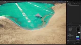 Single Layer Water Material