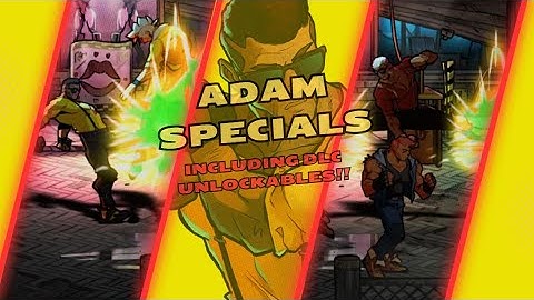 Streets of Rage 4 | Adam