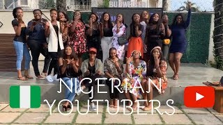 NIGERIAN YOUTUBERS HANGOUT LAGOS NIGERIA