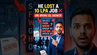 90% of Data Analysts Get This SQL Question Wrong 🚨#SQL#DataAnalyst  #SQLInterview   #SQLTutorial #