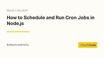 How to Schedule and Run Cron Jobs in Node.js