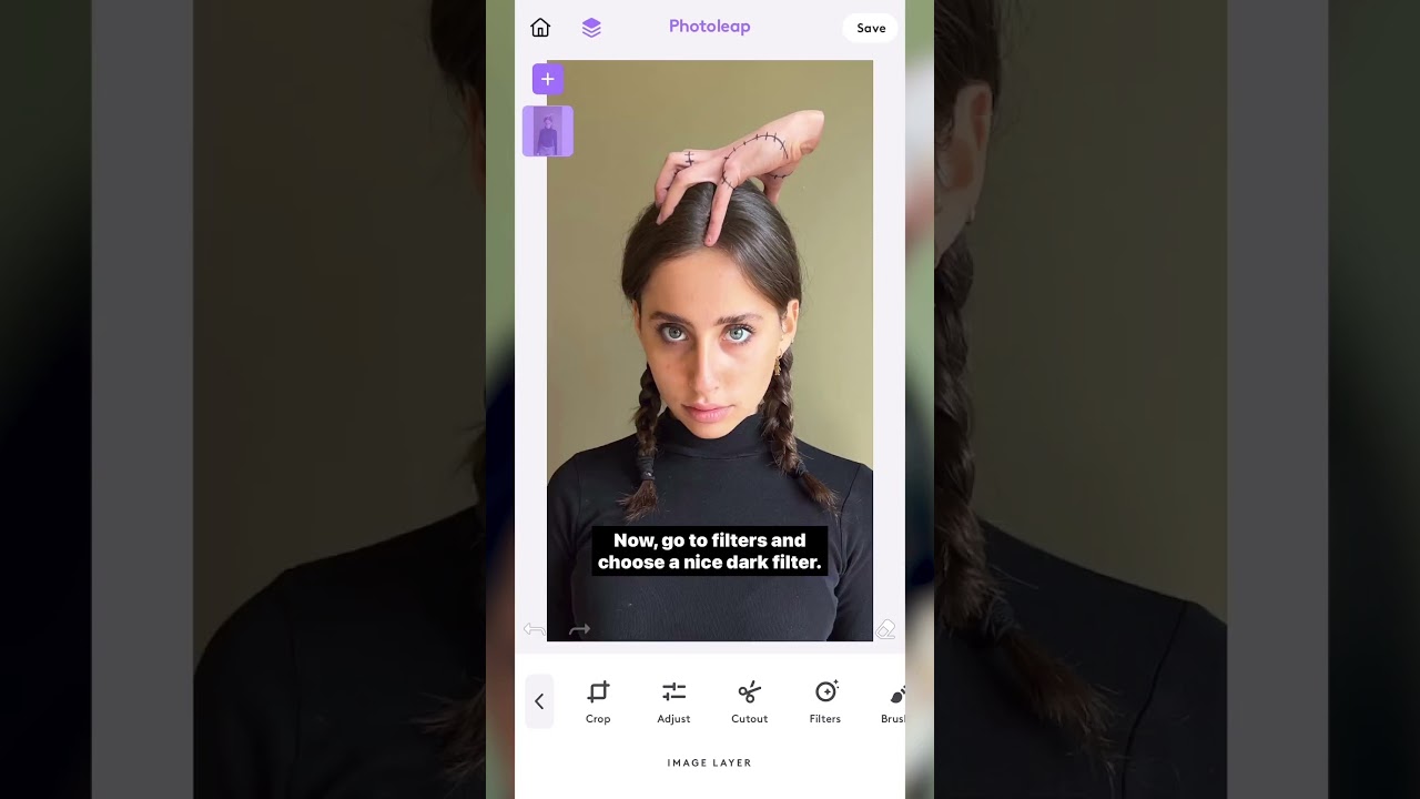 Everyone needs a Thing, so this is how to make one using Photoleap 🖤 👌
