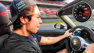 PROBANDO LA MÁXIMA ACELERACIÓN DE MI PORSCHE BOXSTER GTS ROSA *300 km/h* - Yair17