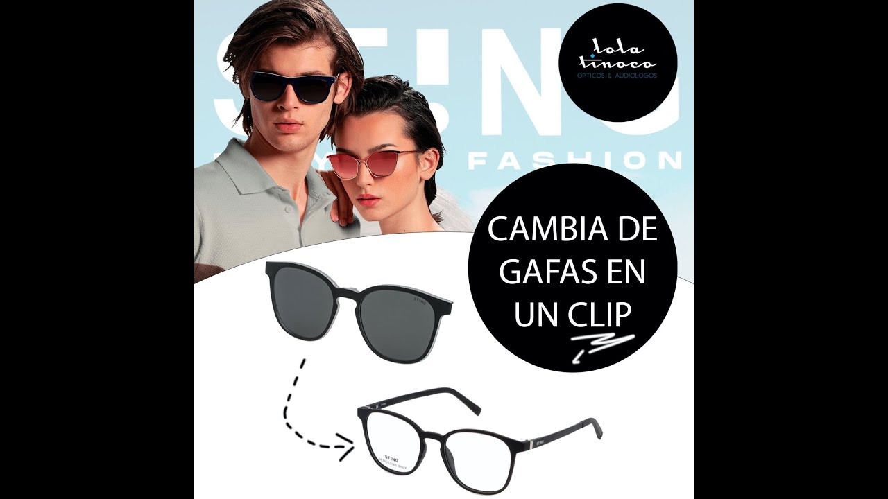 Descubre Clip On, gafas + de sol en una misma montura - YouTube