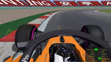 F1 2018 A&M (physics by Stig Modding) MOD DOWNLOAD + ONBOARD ALONSO @ SHANGAI || rFactor