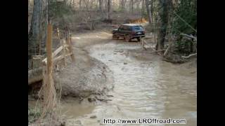 Range Rover 4.6 p38 in Mud at Uwharrie National Forest Range Rover P38 Fun In Forest