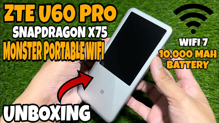 ZTE U60 PRO PORTABLE WIFI | UNBOXING AND TEST SETUP