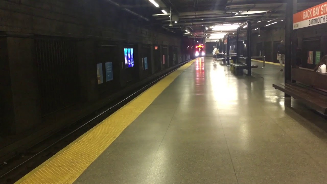 08.09.19 . CRRC / MBTA Orange Line Test Train Back Bay Station YouTube