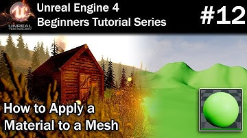 #12 How to Apply a Material to a Mesh in Unreal Engine 4 | Unreal Engine 4 Tutorial for Beginners
