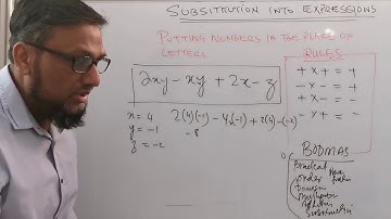 Essex Grammar Schools - Substitutions into Expressions (Part 2) 11 Plus Maths Tutorial