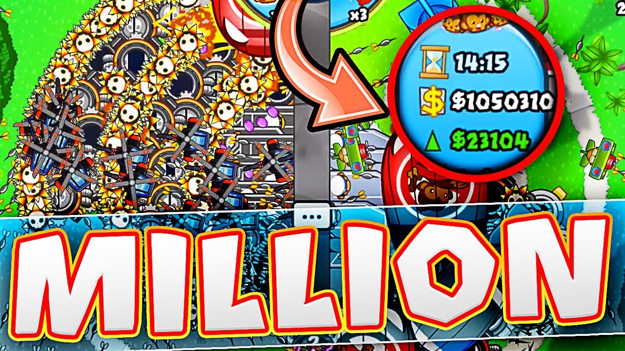 1 million dollars!!! BTD BATTLES Insane ECO! YouTube