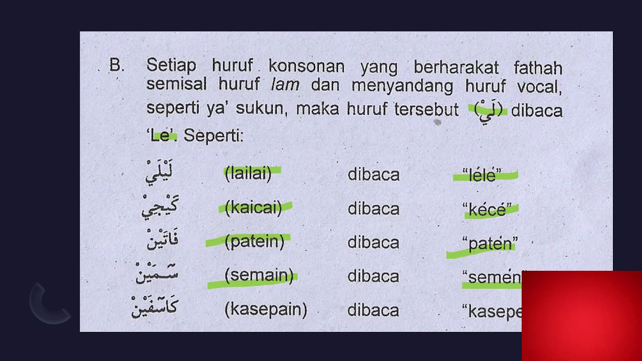 Cara Membaca Huruf Arab Melayu Berharakat Youtube Cara Membaca Huruf Arab Melayu Berharakat Youtube