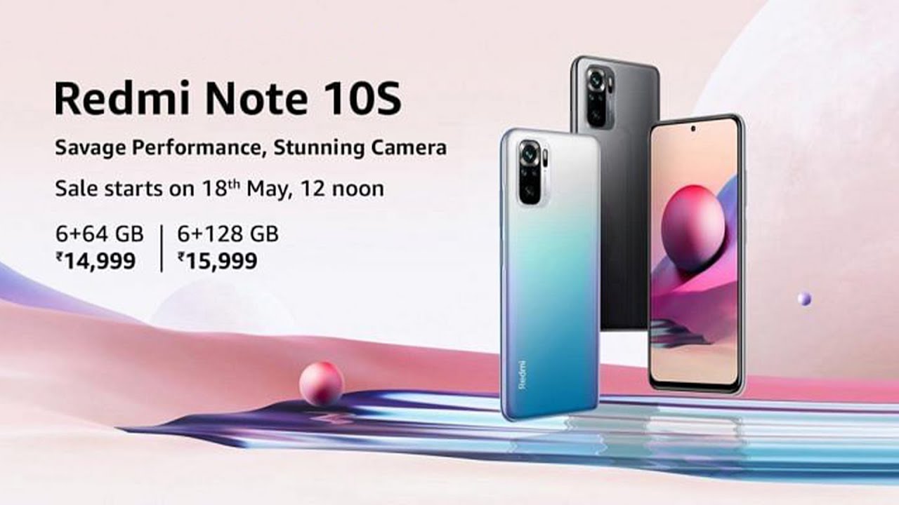 Redmi Note 10S (Deep Sea Blue, 6GB RAM, 64GB Storage) -Super Amoled Display