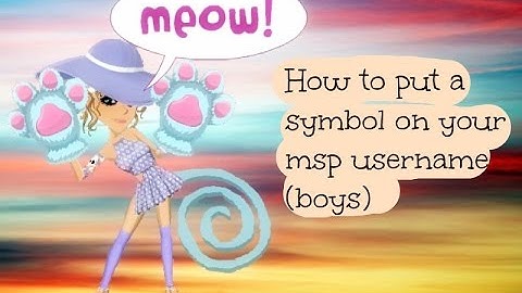 How to put Symbols in your Username♥ (boys) PASS IS IN THE VIDEO