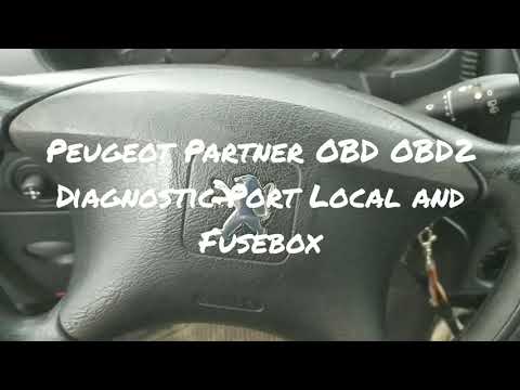 Peugeot Partner OBD OBD2 Diagnostic Port Local and Fusebox