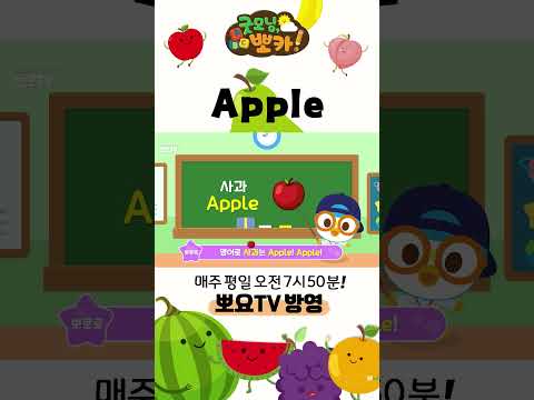 굿모닝, 뽀카! 18화 | Apple | 평일 오전 7시 50분 뽀요TV 방송