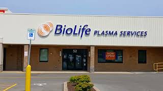 Outside of BioLife Plasma Services on Spencerport Road in Rochester New York August 16th 2026