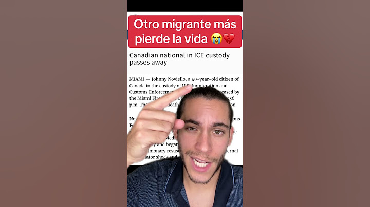 Otro migrante más pierde la vida mientras detenido por ICE 😭