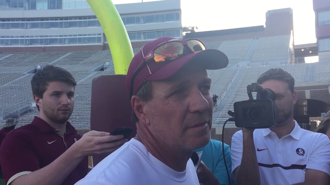 Jimbo Fisher Addresses The Media After Florida State s First Spring jimbo-fisher-addresses-the-media-after-florida-state-s-first-spring