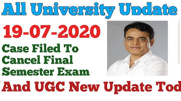 All University Update |VTU UPDATE TODAY 2020|DEGREE EXAM 2020|Final Semester Exam
