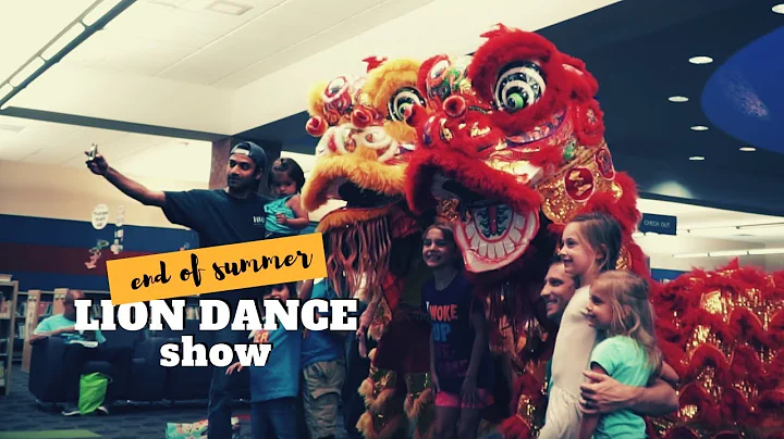 Lion Dance (múa lân, 舞狮) Show in the Summer  | VLOG 52 // 狮子舞打鼓 // 舞狮表演 // barongsai