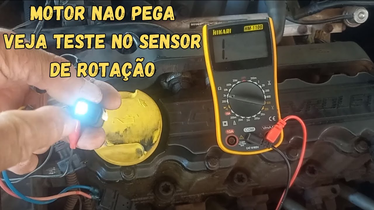 Motor não pega veja como fazer teste no sensor de rotação. - YouTube