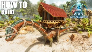 How to Build a Bronto Platform House (Bronto Base) in ARK Survival Ascended