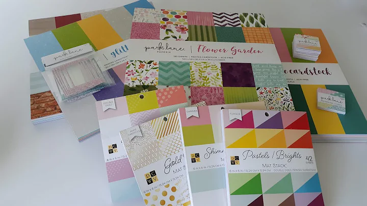 JoAnn Fabrics Haul Awesome Paper Pad and Cardstock...