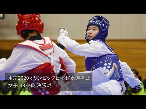 【テコンドー】東京2020オリンピック日本代表選考会　山田美諭
