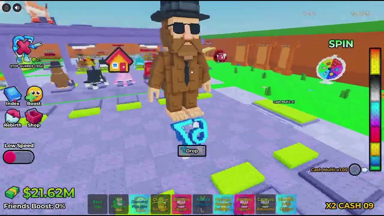 Playing Grow Beanstalks For Brainrots for The First Time