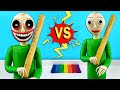 Страшный БАЛДИ ЗЛАЯ форма герой игры Baldi S Basics Exe Лепим фигурки из пластилина с Лепка ОК